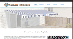 Desktop Screenshot of cortinastropicales.com