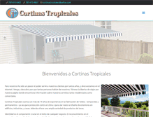Tablet Screenshot of cortinastropicales.com